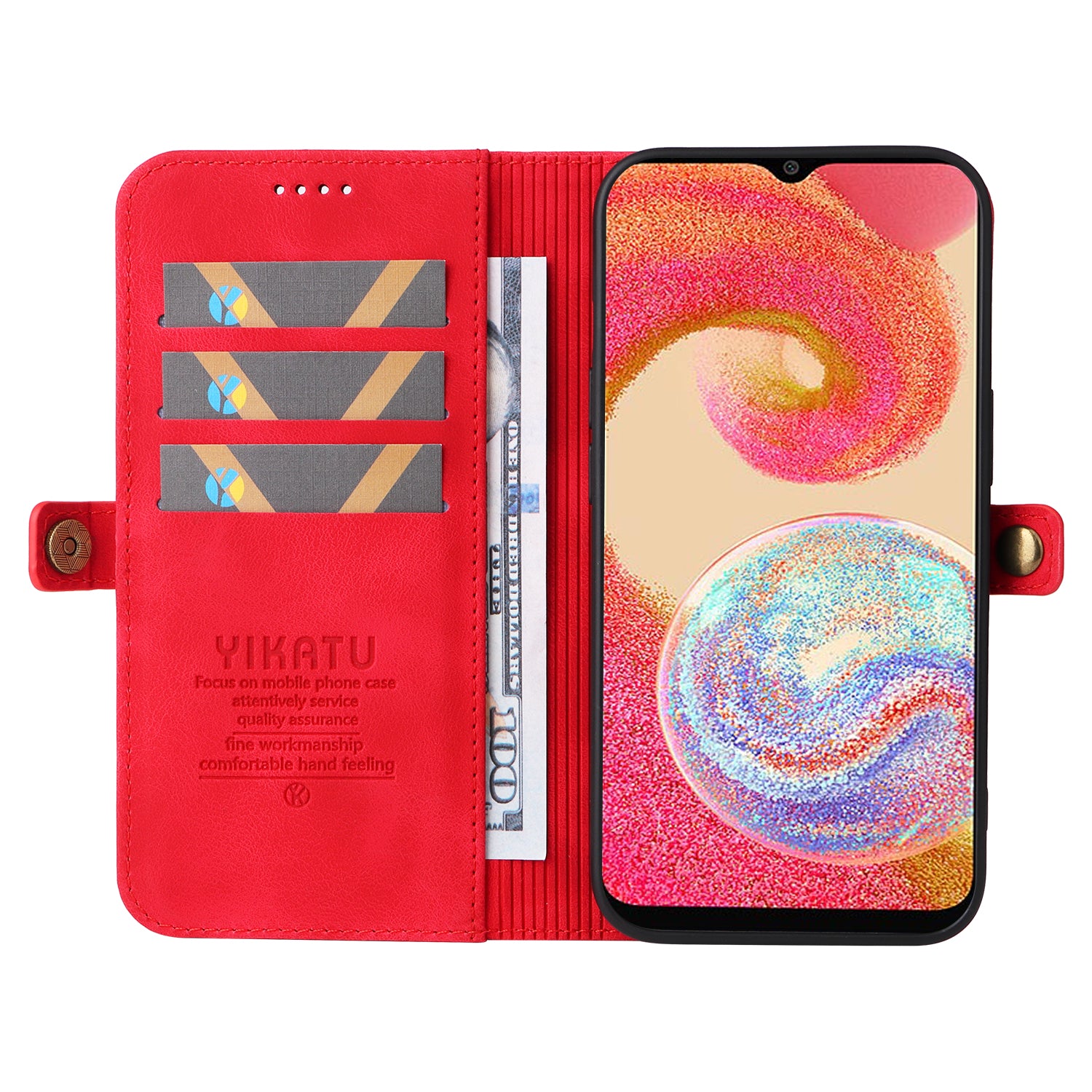 YIKATU YK-002 For Samsung Galaxy A04e 4G / F04 4G / M04 4G PU Leather Wallet Case Skin-touch Flip Stand Phone Cover with Outer Card Slot YIKATU YK-002 For Samsung Galaxy A04e 4G / F04 4G / M04 4G PU Leather Wallet Case Skin-touch Flip Stand Phone Cover with Outer Card Slot